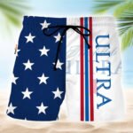 Michelob Ultra American Flag Swim Trunks