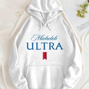 Michelob Ultra Basic White Hoodie