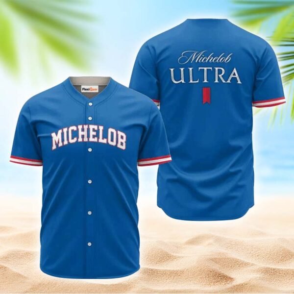 Michelob Ultra Blue Basic Jersey Shirt