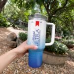 Michelob Ultra Cat In The Hat 40oz Tumbler With Handle
