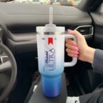 Michelob Ultra Cat In The Hat 40oz Tumbler With Handle