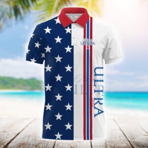 Michelob Ultra Fourth Of July Polo Shirt - Flexiquor.com