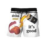 Let's Drink Modelo Negra Swim Trunks