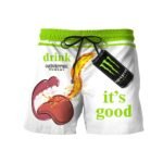 Let's Drink Monster Swim Trunks