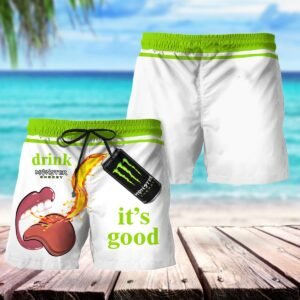 Let's Drink Monster Swim Trunks