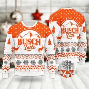 Mountain Busch Latte Christmas Ugly Sweater