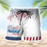 Natural Light American Independence Day Swim Trunks
