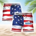 Natural Light Fourth Of July Swim Trunks