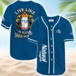 Natural Light Live Like A King Baseball Jersey