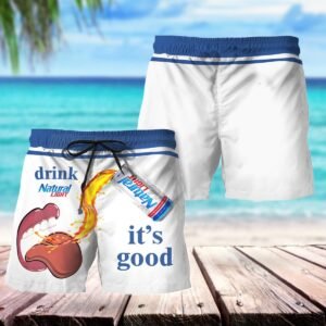Drink Natural Light Swim Trunks