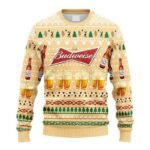Novelty Budweiser Christmas Ugly Sweater
