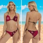 Olde English Triangle Beach Bikini