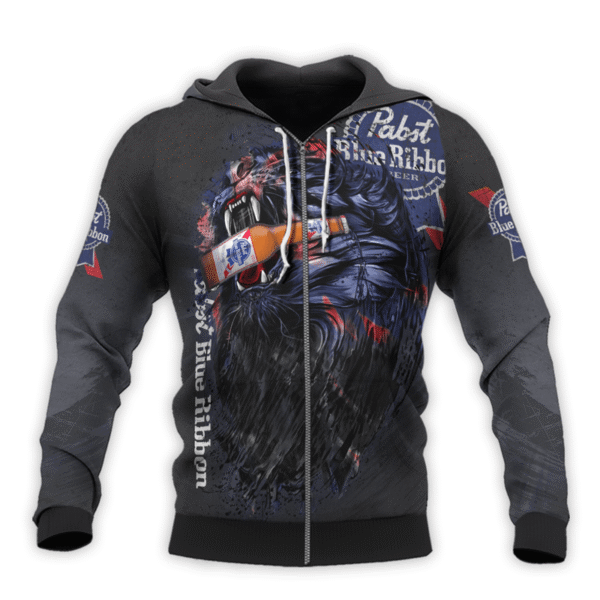 The Roaring Lion Pabst Blue Ribbon Hoodie & Zip Hoodie