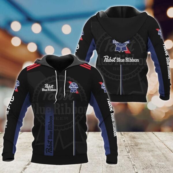 Pabst Blue Ribbon Layout Sport Hoodie & Zip Hoodie