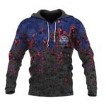 Holographic Colorful Pabst Blue Ribbon Hoodie & Zip Hoodie