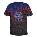 Holographic Colorful Pabst Blue Ribbon T-Shirt