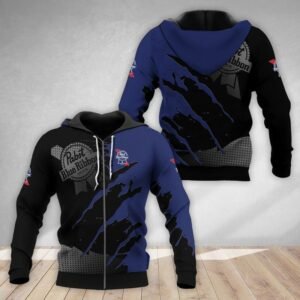 Blue Splash Pabst Blue Ribbon Hoodie & Zip Hoodie