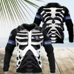 Pabst Blue Ribbon Skeleton Hoodie