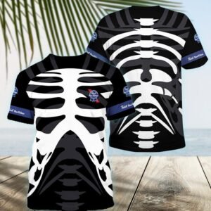 Pabst Blue Ribbon skeleton T-Shirt