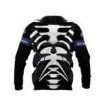 Pabst Blue Ribbon Skeleton Hoodie