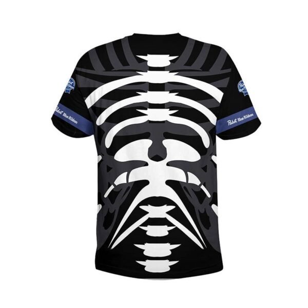 Pabst Blue Ribbon skeleton T-Shirt
