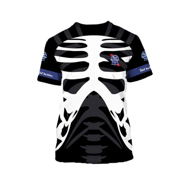 Pabst Blue Ribbon skeleton T-Shirt