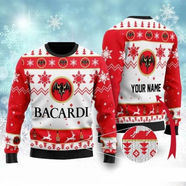 Personalized Bacardi Ugly Sweater