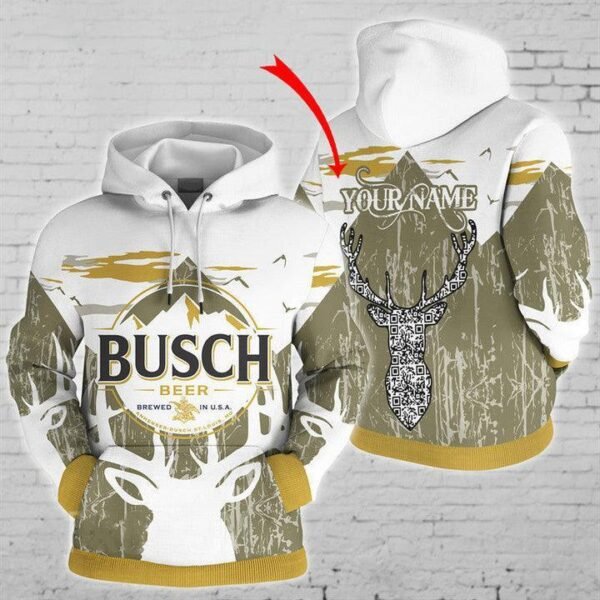 Personalized Busch Beer Hoodie