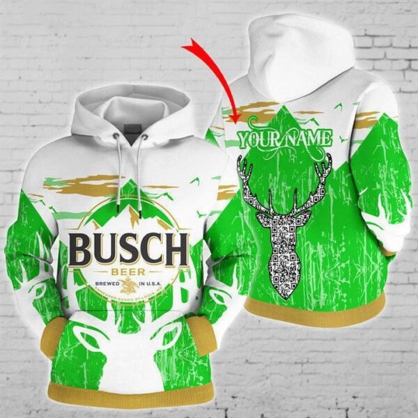 Personalized Busch Beer Hoodie