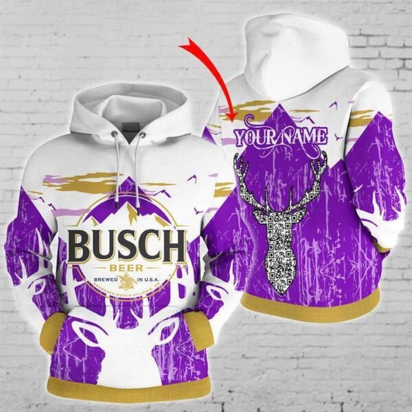 Personalized Busch Beer Hoodie