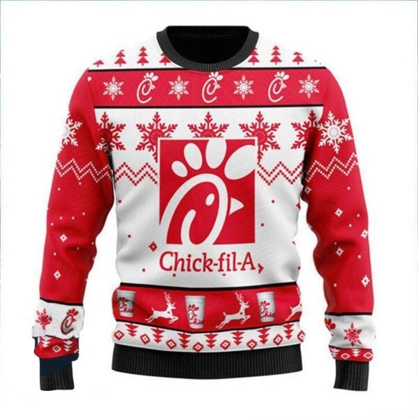 Personalized Chick-fil-a Christmas Sweater