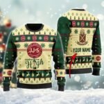Personalized Jameson Makes Me High Christmas Ugly Sweater