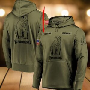 Personalized Military Green Bundaberg Hoodie & Zip Hoodie