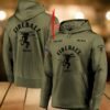 Personalized Military Green Fireball Whisky Hoodie & Zip Hoodie