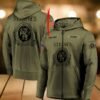 Personalized Military Green Stroh's Beer Hoodie & Zip Hoodie
