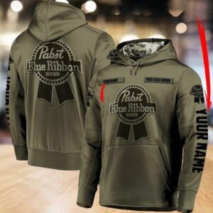 Personalized Vintage Pabst Blue Ribbon Unisex Hoodie