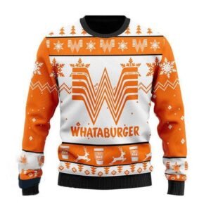 Personalized Whataburger Christmas Sweater