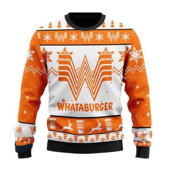 Personalized Whataburger Christmas Sweater