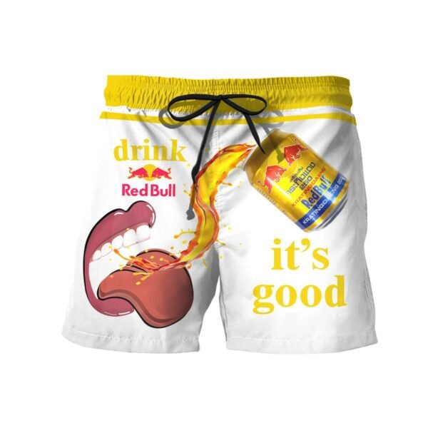 Drink Red Bull Swim Trunks