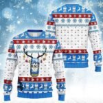 Reindeer Busch Beer Christmas Ugly Sweater