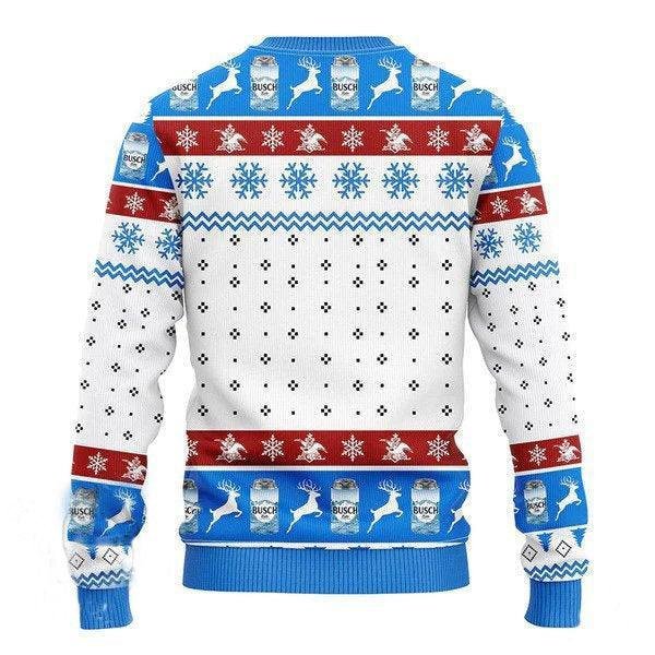 Reindeer Busch Beer Christmas Ugly Sweater