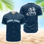 Samuel Adams Blue Basic Jersey Shirt