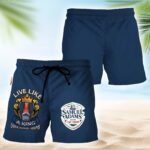 Samuel Adams Blue Basic Swim Trunks