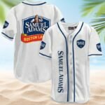 Samuel Adams White Baseball Jersey