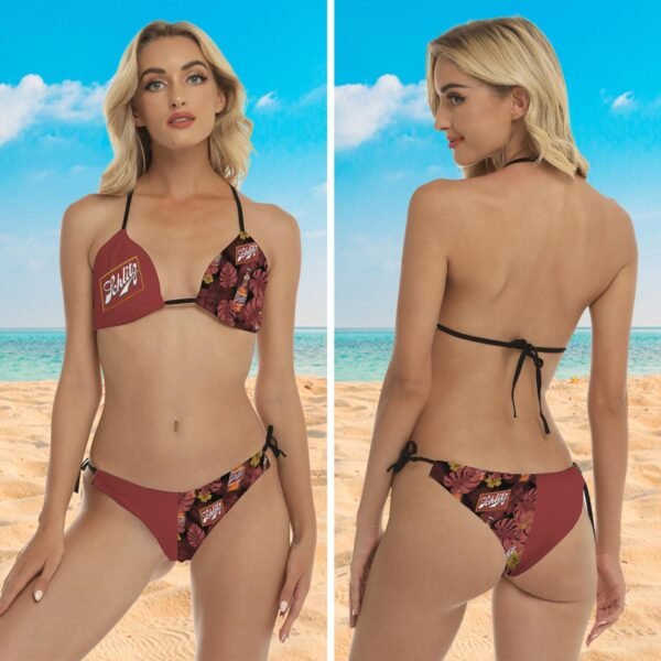 Schlitz Beer Triangle Beach Bikini