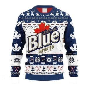 Snowflakes Labatt Blue Christmas Ugly Sweater