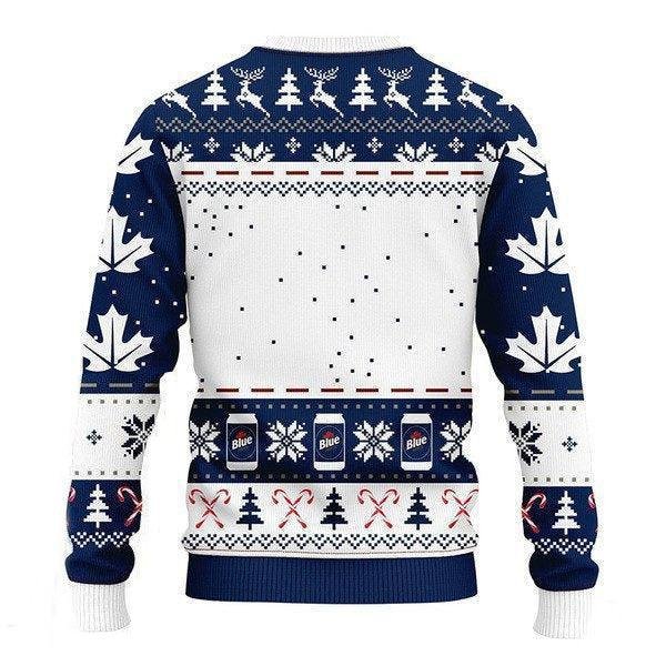 Snowflakes Labatt Blue Christmas Ugly Sweater