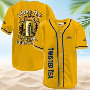 Twisted Tea Live Like A King Baseball Jersey