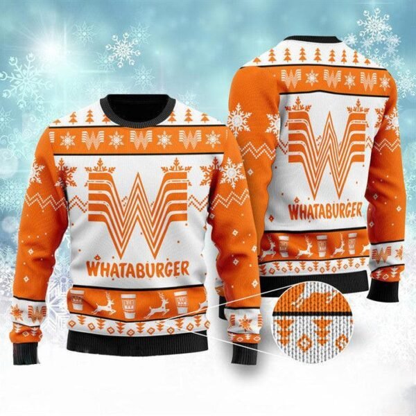 Whataburger Christmas Sweater