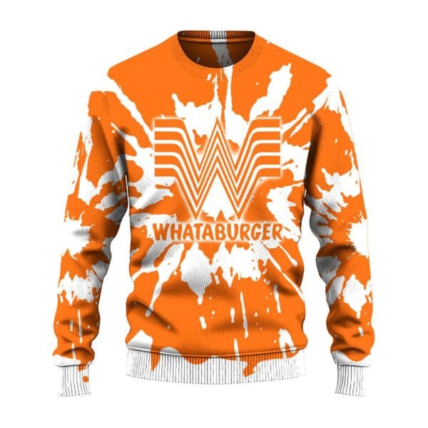 Whataburger Tie Dye Sweatshirt